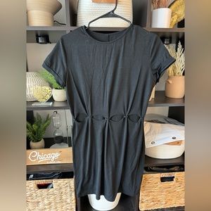 Black Cutout Dress/Swimsuit Cover-Up